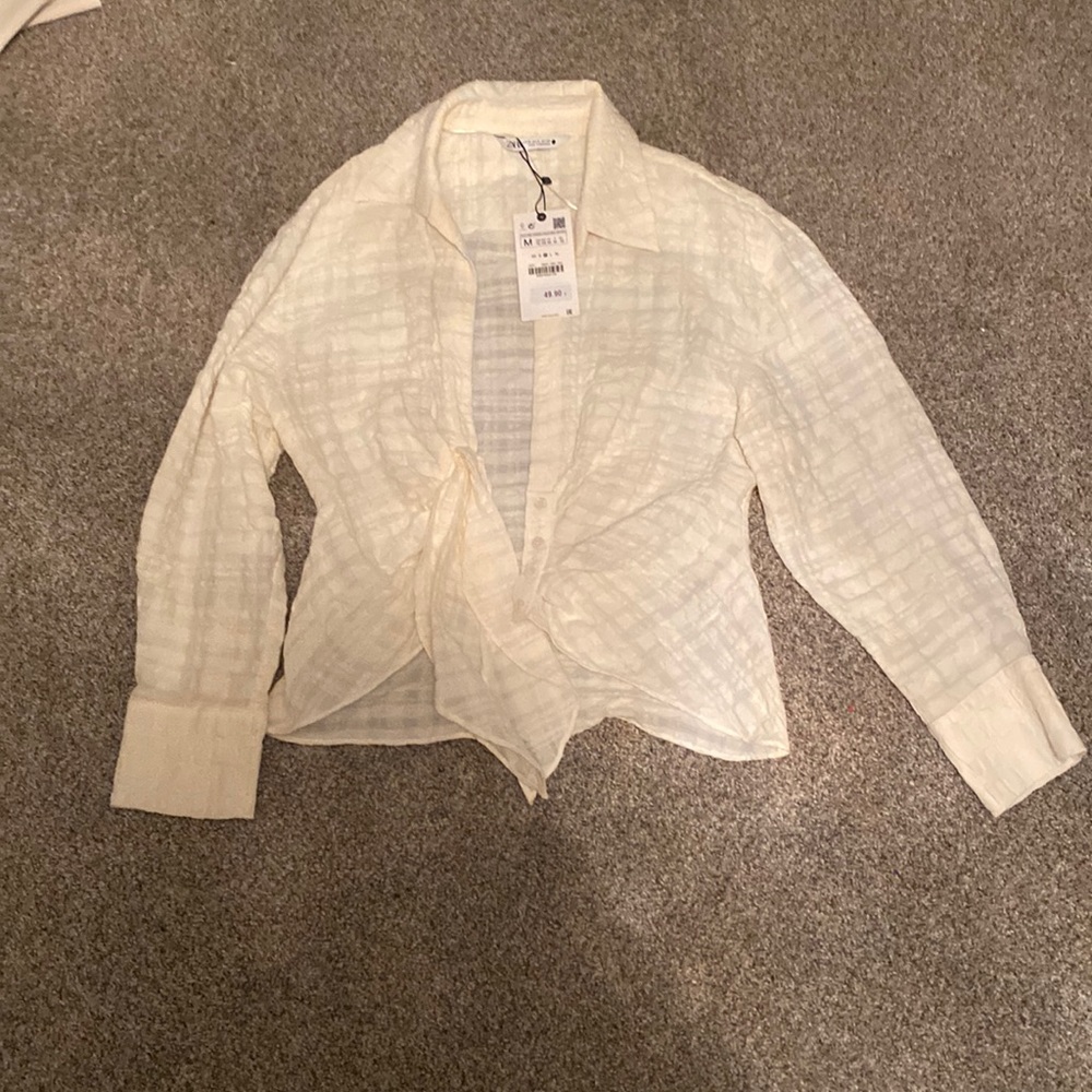 Zara Cream Top